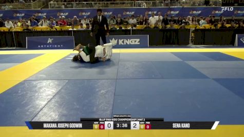Makana Joseph Godwin vs Sena Kano 2026 Pan Kids Jiu-Jitsu IBJJF Championship