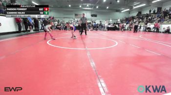 49 lbs Rr Rnd 2 - Paeson Forrest, Northeast Take Down Club vs Cambrie Kelso, Tiger Trained Wrestling