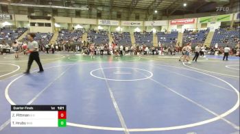 285 lbs Quarterfinal - Zachary Pittman, GI Grapplers vs Taylor Hruby, Brighton WC