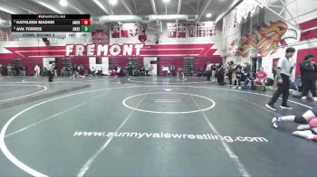 120 lbs Cons. Round 3 - Ava Torres, Ann Sobrato vs Kathleen Masnik, American