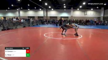 120 lbs Prelims - Reese Carson, Tech Fall vs Evan Pena, Florida