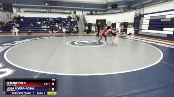 145 lbs Round 1 (4 Team) - Jeanine Field, Utah 1 vs Luisa Rivera-Rosas, Montana