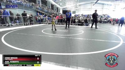 46 lbs Cons. Semi - Josie Briggs, Linn County vs Axel Roberts, Bobcat