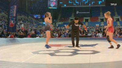 120 lbs Quarters - Amelia Nidelea-Polanin, IL vs Maya Fiodorova, NV