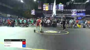 132 lbs Round Of 64 - David Panone, Georgia vs Braxton Leyda, West Virginia