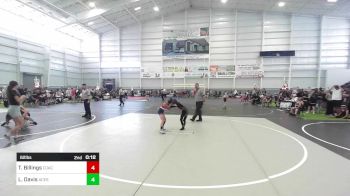 62 lbs Semifinal - Travis Billings, Coachella Valley WC vs Leo Davis, Aces WC