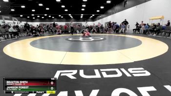 105 lbs Quarterfinals (8 Team) - Jamison Forest, PA Alliance vs Braxton Smith, Burnett Trained