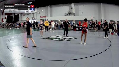 126 lbs Cons. Round 3 - Krish Sahu, Relentless Training Center vs Jakob Crandall, Illinois