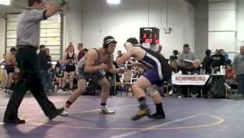 Cons. Round 2 - Morgan Fitzgerald (Kearney, MO) 14-8 won by decision over Marc Backus (Randall, TX) 15-5 (Dec 5-2)