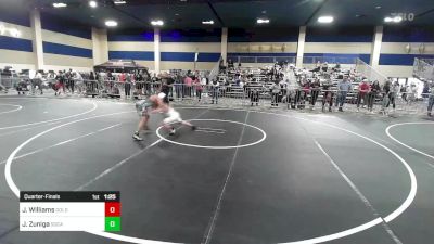 114 lbs Quarterfinal - Jameson Williams, Gold Rush Wr Ac vs Jeremiah Zuniga, SoCal Grappling WC