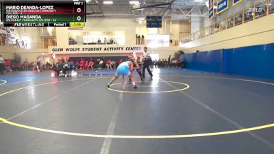 174 lbs Round 1 (6 Team) - Mario Deanda-Lopez, Southwestern Oregon Community College vs Diego Maganda, Southeast Community College