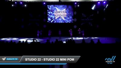 Studio 22 - Studio 22 Mini Pom [2022 Mini - Prep - Pom Day 2] 2022 JAMfest Dance Super Nationals