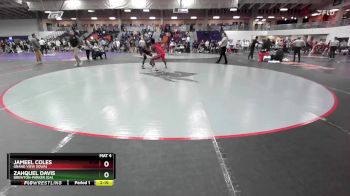 184 lbs Quarterfinal - Jameel Coles, Grand View (Iowa) vs Zahquel Davis, Brewton-Parker (GA)