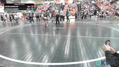 58 lbs Round Of 16 - Jacob Wardlow, Heat vs Lachlan Lindsey, Spartan Wrestling Fort Smith