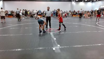 90 lbs Quarterfinal - Matthew Martinez, Roundtree Wrestling Academy vs Caden Biggs, Pedraza