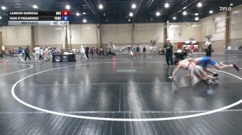 150 lbs 3rd Place - Landon Quiroga, Brevard FCA vs Ivan Kyrianenko, Youth Impact Center Wrestling Club