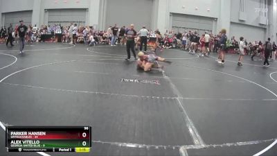 96 lbs Finals (2 Team) - Parker Hansen, Untouchables vs Alex Vitello, Georgia United Blue