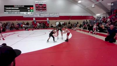 48-50 lbs Round 3 - Caleb Masters, Eaton Reds WC vs Jayden Marquez, Platte Valley