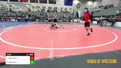 101 lbs Consi Of 32 #2 - Luke Villarreal, Redwood Wrestling vs Dakota Jenkins, Mountain View