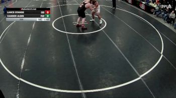 285 lbs Finals (8 Team) - Lance Stange, Creighton vs Xander Albin, Plainview