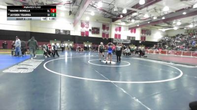 110 lbs Champ. Round 1 - Jayden Ybarra, Victor Valley vs Naomi Bonilla, Fillmore