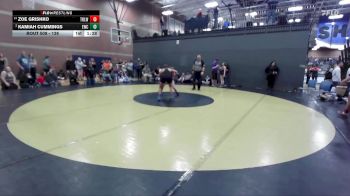 138 lbs Champ. Round 1 - Zoe Grishko, Team Real Life Wrestling vs Kamiah Cummings, Emmett Wrestling Club