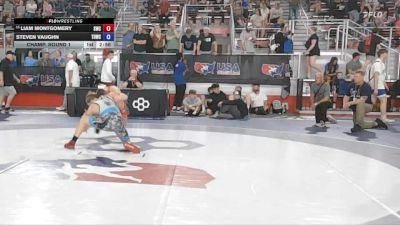 126 lbs Champ. Round 2 - Liam Montgomery, Samurai Wrestling Club vs Steven Vaughn, Team Donahoe Wrestling Club