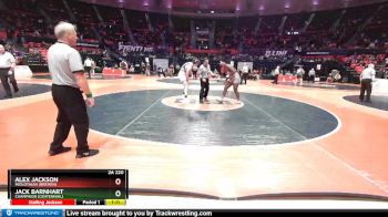 2A 220 lbs Cons. Semi - Jack Barnhart, Champaign (Centennial) vs Alex Jackson, Midlothian (Bremen)