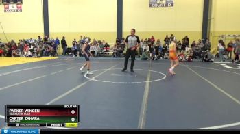 80 lbs Cons. Round 2 - Parker Wingen, Legends Of Gold vs Carter Zahara, Mondovi