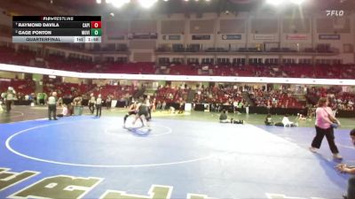 215 lbs Quarterfinal - Raymond Davila, Capital vs Gage Ponton, Mountain View