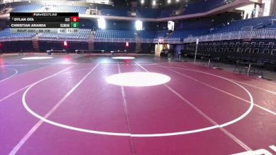 6A 106 lbs Champ. Round 1 - Dylan Ota, Southlake Carroll vs Christian Aranda, Klein Oak