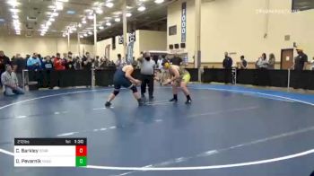 212 lbs Semifinal - Collin Barkley, Derry vs Damyan Pevarnik, McGuffey