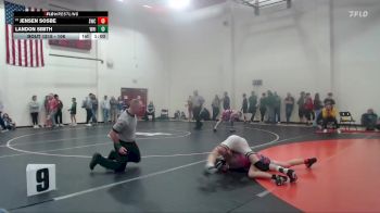 106 lbs Cons. Round 2 - Jensen Sosbe, Southport Wrestling Club vs Landon Smith, Whiteland