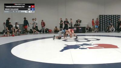 70 kg Cons. Rd Of 32 - Maksim Mukhamedaliyev, Izzy Style Wrestling vs Aidan Callahan, Chadron State