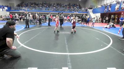 Quarterfinal - Dawson McElhany, Owasso Takedown Club vs Kohen Martin, Claremore Wrestling Club