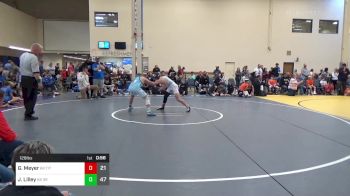 128 lbs Rr Rnd 4 - Greyson Meyer, Titan WC K-8 vs Jake Lilley, Third Monkey K-8