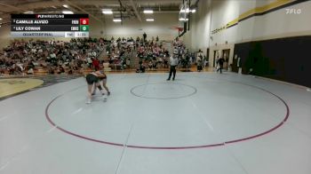 145 lbs Quarterfinal - Camille Alvizo, Frenship vs Lily Cowan, Eagle Mountain