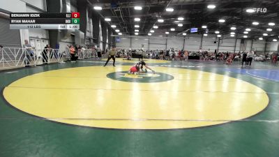 112 lbs Rr Rnd 2 - Benjamin Idzik, Illinois Menace - MS vs Ryan Mahar, Indiana Outlaws Maroon - MS