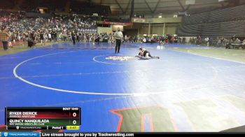 67 lbs Quarterfinal - Quincy Nanquilada, Mat Demon Wrestling Club vs Ryker Dierick, Maddogs Wrestling