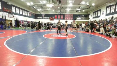 108 lbs Quarterfinal - Isaiah Flores, Pounders WC vs Jeremiah Duran, Rough House