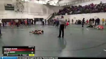 121 lbs Champ. Round 2 - Georgia Slivar, Eagle Rock vs Kaylie Berry, Upland