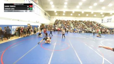 126 lbs Champ. Round 2 - Angel Treece, Silverado vs Adrian Luna, South Torrance