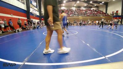 132 lbs Consi Of 8 #1 - Andrew Jensen III, Glenpool vs Dillen Drywater, Tahlequah Boys High School