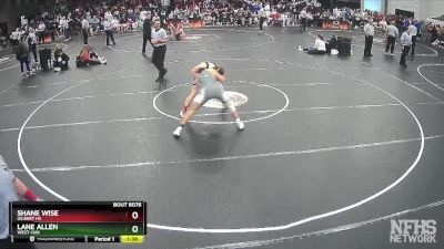 3A 150 lbs Cons. Semi - Lane Allen, West-Oak vs Shane Wise, Gilbert Hs