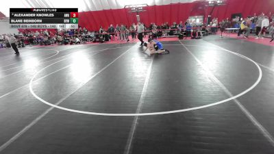 14U Boys - 140 lbs Quarters - Blane Beinborn, Boscobel Youth Wrestling vs Alexander Knowles, Askren Wrestling Academy