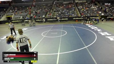 106 lbs Semifinal - Gavin Ash, Monrovia vs Case Bridge, Avon