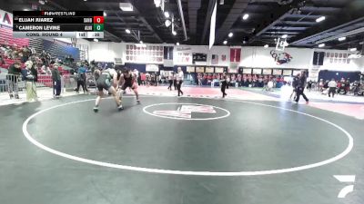 190 lbs Cons. Round 4 - Cameron Levine, Aliso Niguel vs Elijah Juarez, San Bernardino