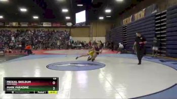 126 lbs 7th Place Match - MARK PARADINE, Cedar Cliff Hs vs Mickail Skeldum, Mesa Ridge