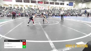 61 lbs Consi Of 8 #2 - Austin Fish, All-Phase Wrestling vs Hunter Anderson, Klamath Basin Warriors