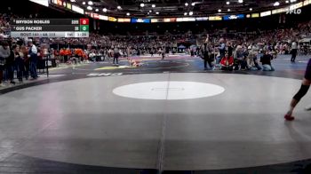 4A 113 lbs Quarterfinal - Gus Packer, Snake River vs Bryson Robles, South Fremont